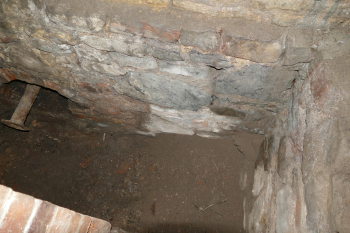 Pipe discovered in the undercroft of the Horizontal Engine House